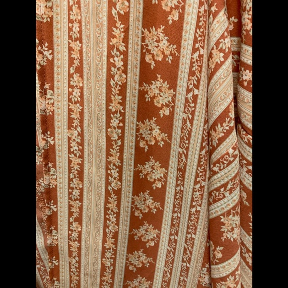 Vintage Boho Tunic Cardigan Kimono Top Pink Cream - Picture 9 of 16